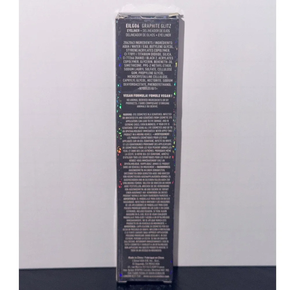 NYX Epic Ink Liner Glitz Waterproof Liquid Eyeliner Graphite Glitz EILG06 NEW